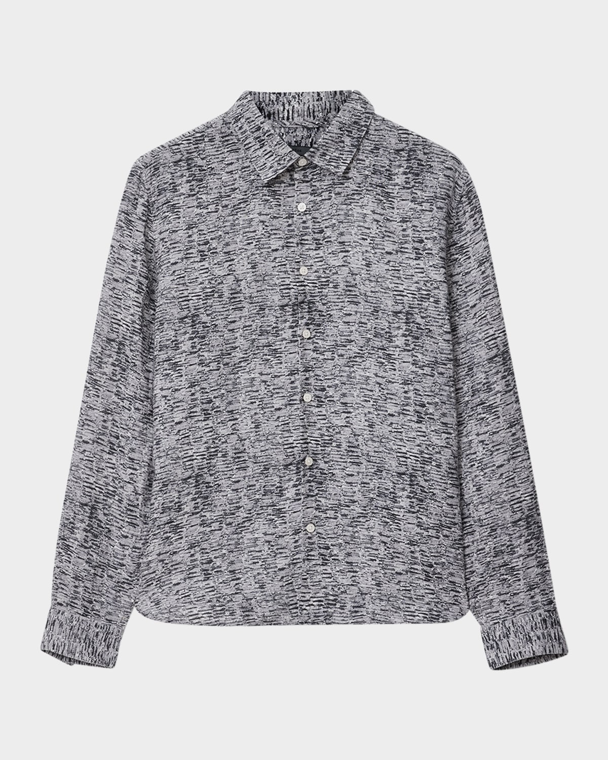 John Varvatos Men's Ross Long-sleeve Linen Shirt