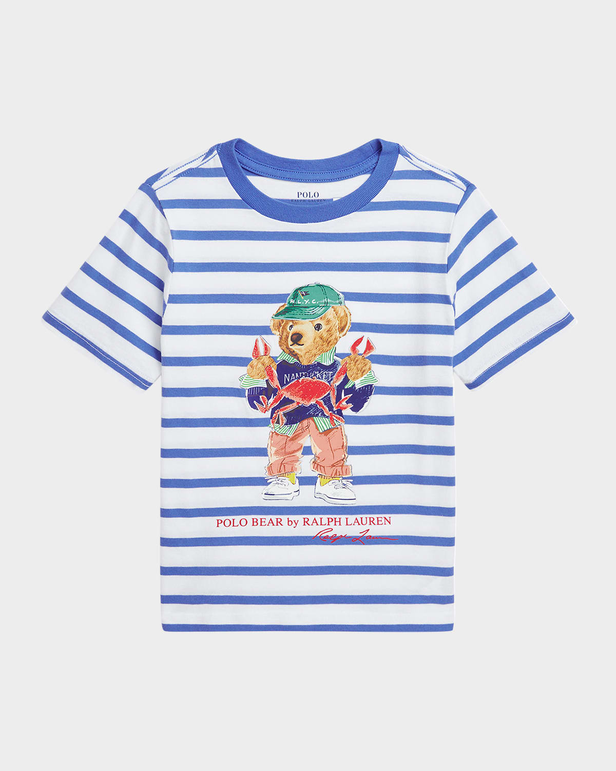 Polo Ralph Lauren Kids T-shirt In Scottsdale Blue