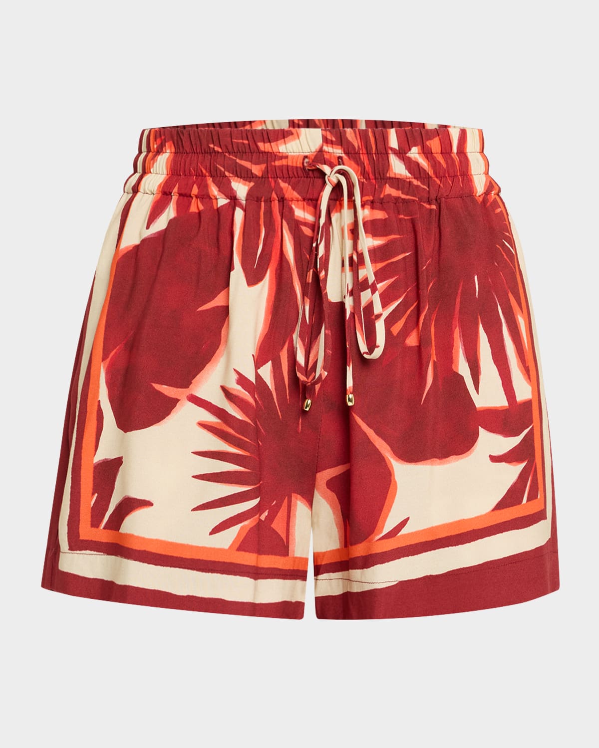 Lenny Niemeyer Palm Drawstring Shorts In Palm