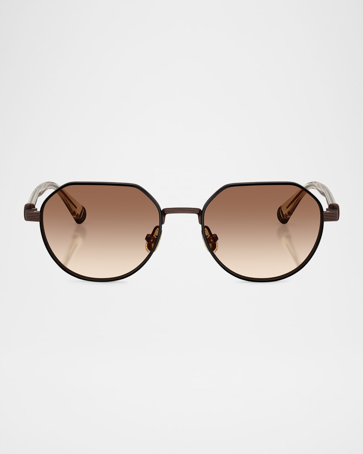BC1007T Round Titanium Sunglasses