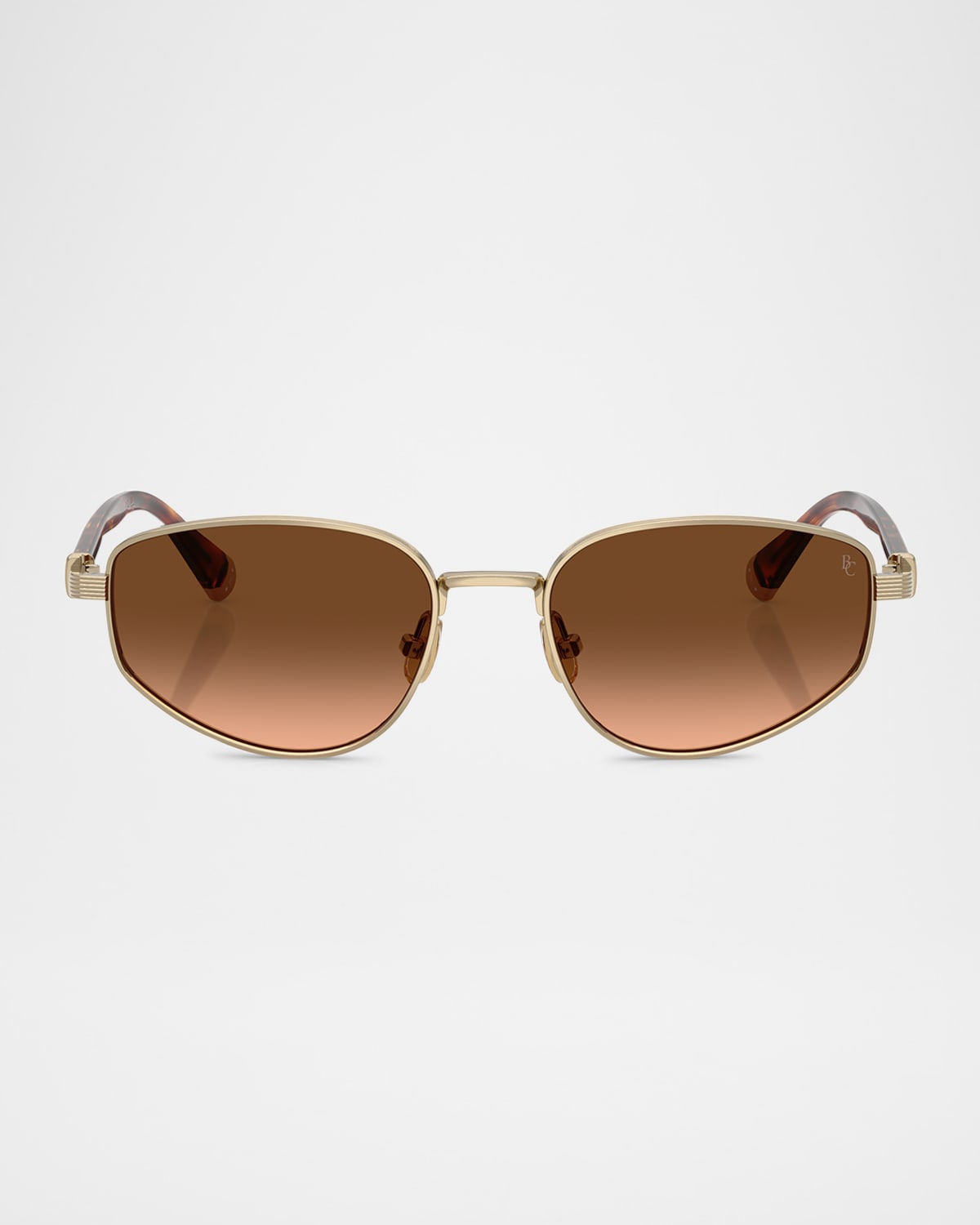 Titanium Oval Sunglasses