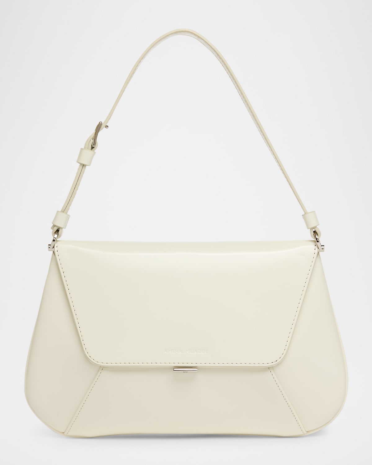 Ami Framed Leather Shoulder Bag