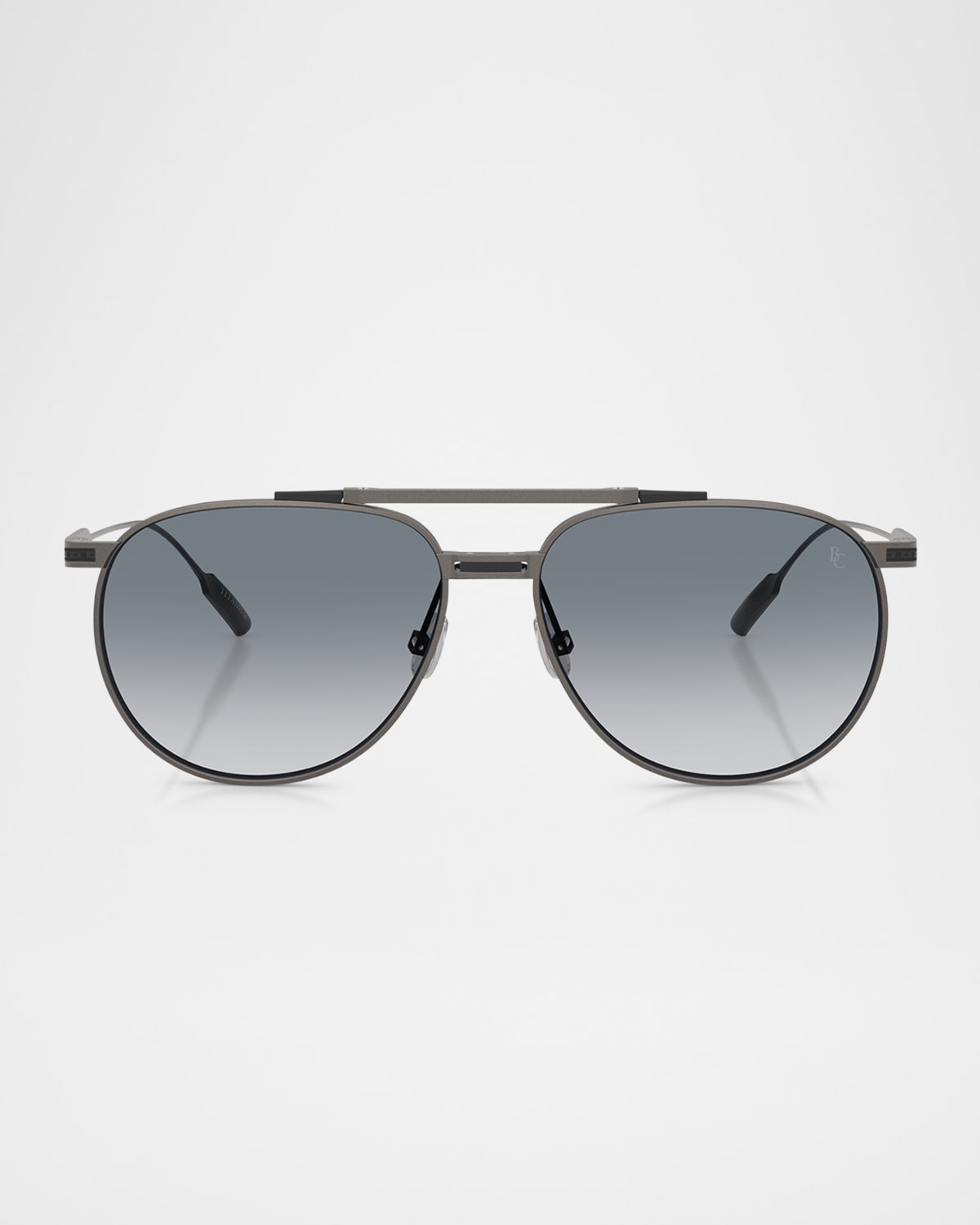 Brunello Cucinelli Pilot-frame Sunglasses In Gunmetal