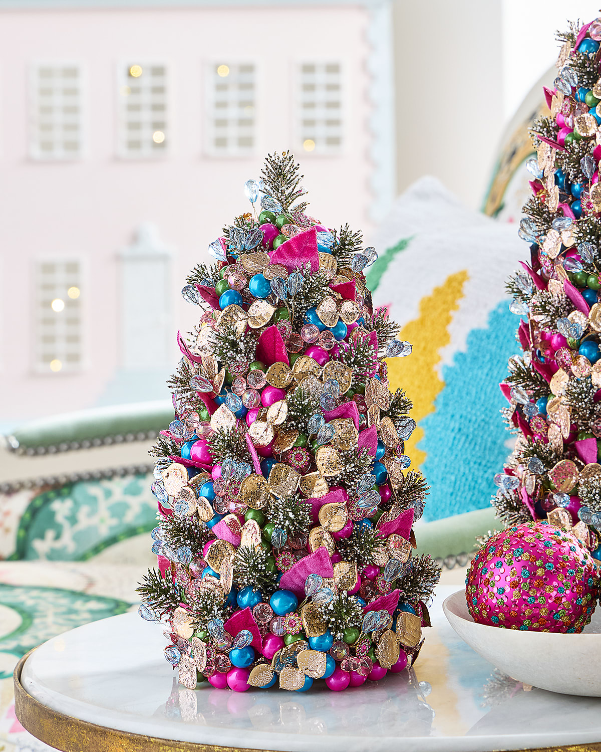 Salzburg Creations 12" Vivid Charm Tree Christmas Decoration In Multi