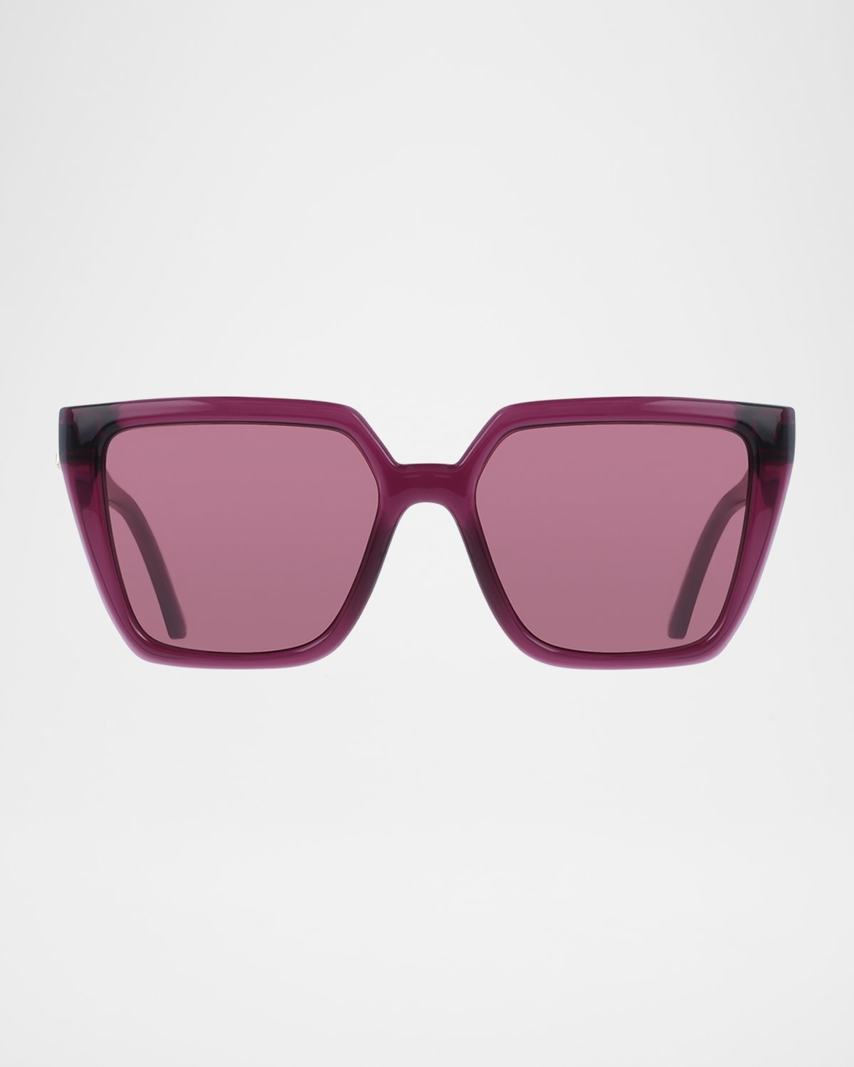 Ferragamo Gancino Square Acetate Sunglasses