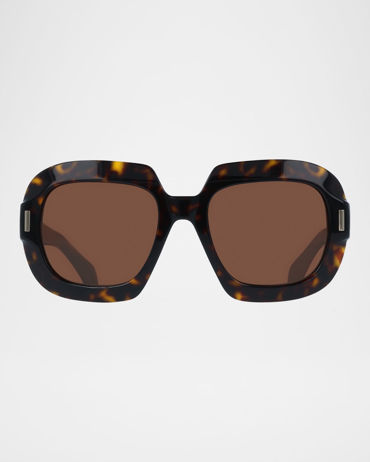 Ferragamo Butterfly Rayon Blend Sunglasses In Dark Tortoise