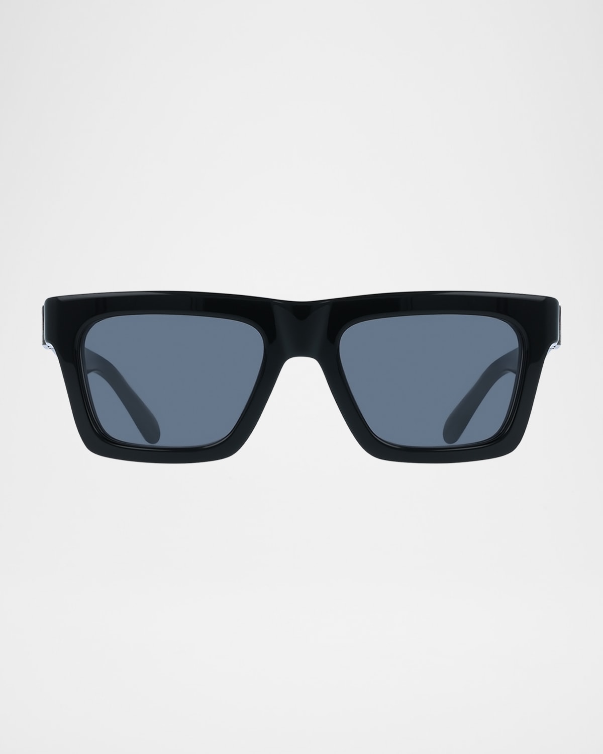 Ferragamo Men's Acetate Square Sunglasses In Black