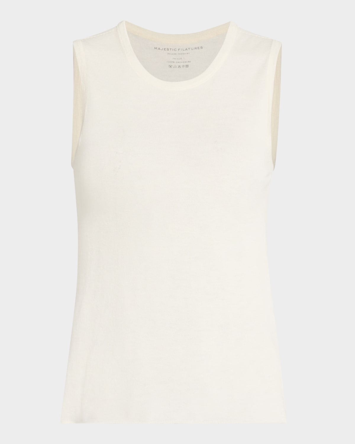Majestic Machine-washable Cashmere Sleeveless Sweater