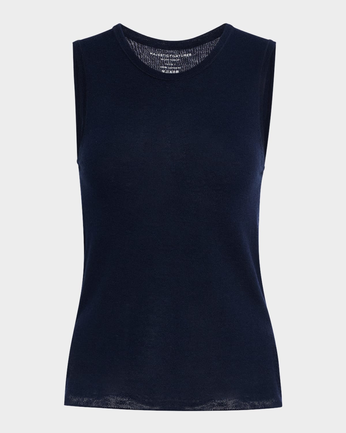 Majestic Machine-washable Cashmere Sleeveless Sweater