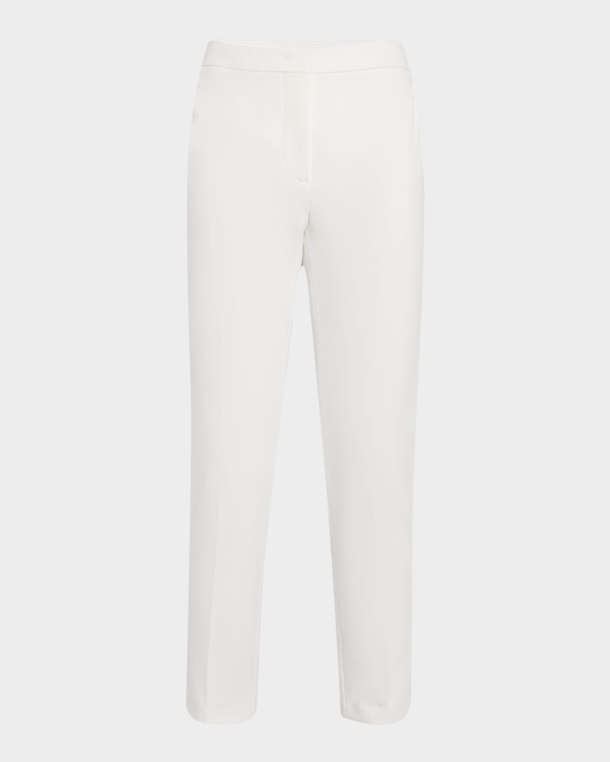 Max Mara Pegno Slim-leg Ankle Pants In Blue