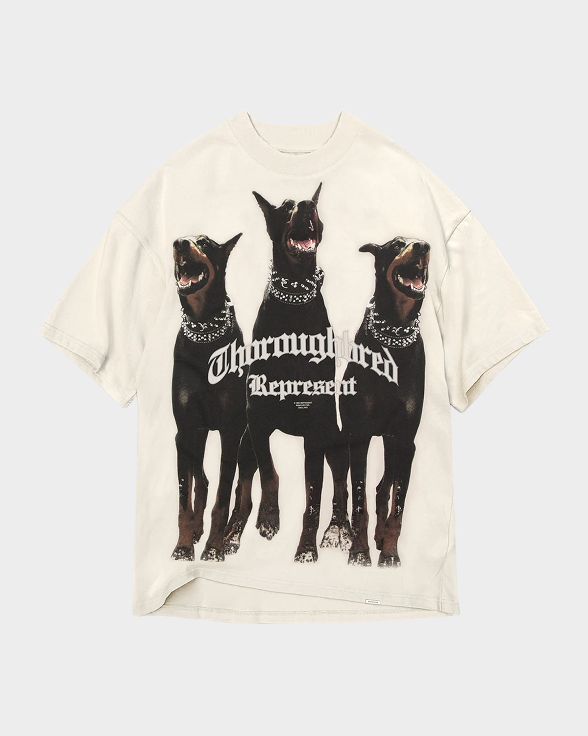Shop Represent Men's Thoroughbred T-shirt In Vintage White