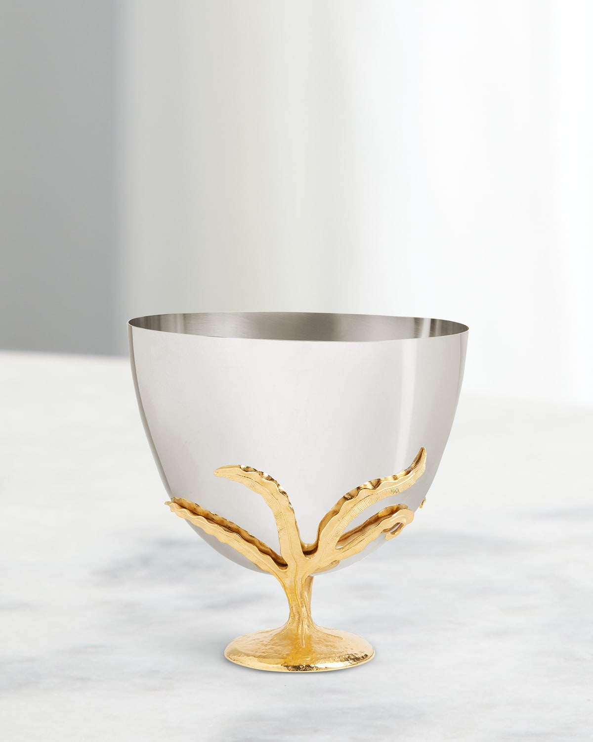 L'objet Fern Ice Bucket In Silver/gold