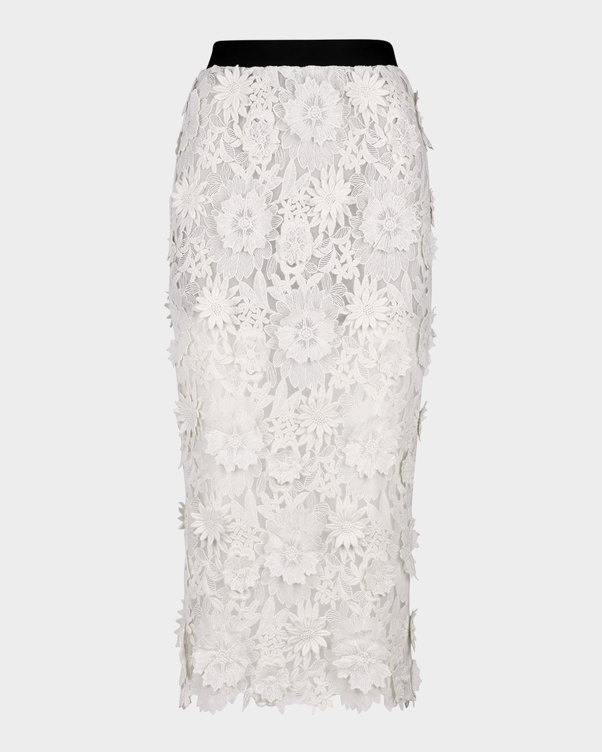 SMYTHE APPLIQUE PENCIL SKIRT 