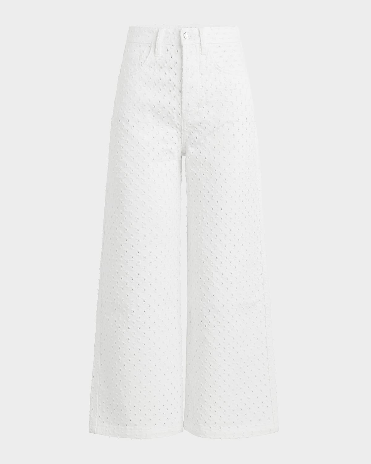 Shop Favorite Daughter The Masha Super High-rise Wide Cropped Jeans