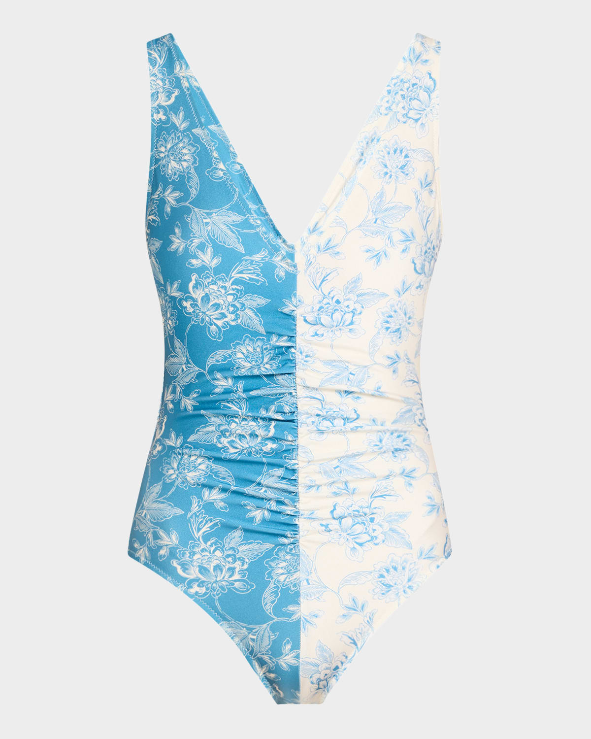 Solid & Striped The Lucia One Piece Swimsuit In Classic Toile