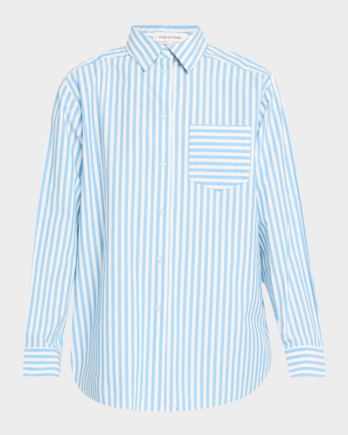 Solid and Striped The Avril Stripe Button-Front Shirt