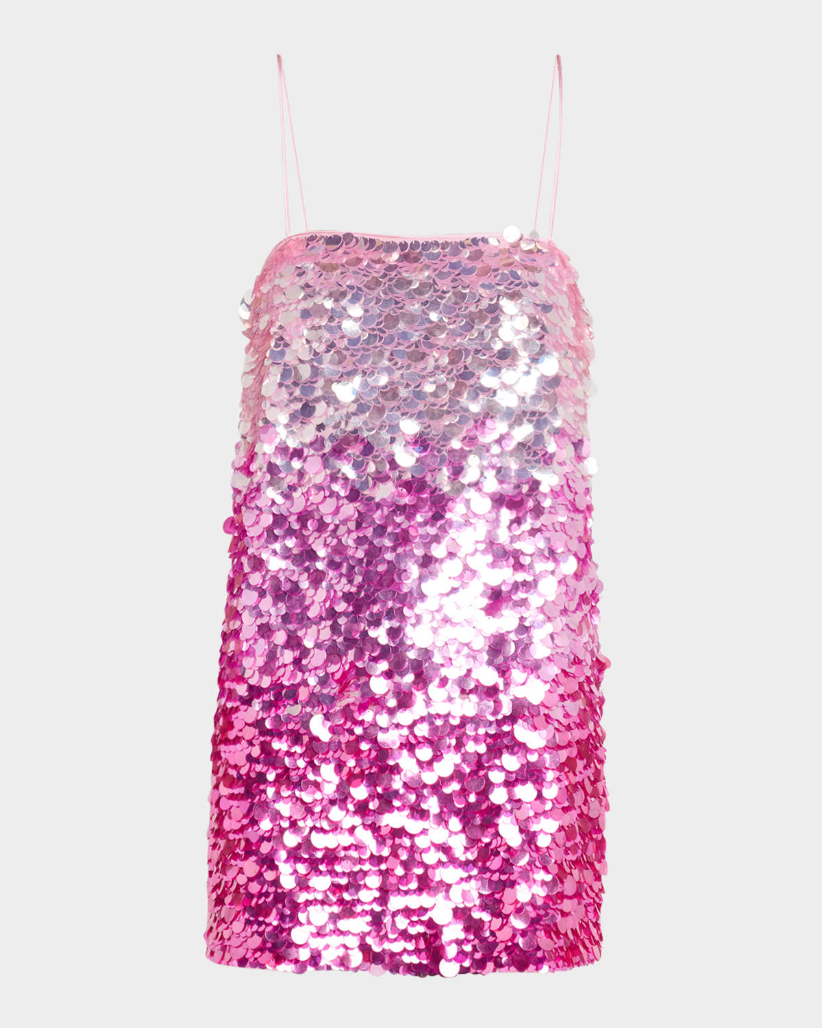 Shop Retroféte Eleanor Sequin Mini Dress In Camellia Ombre