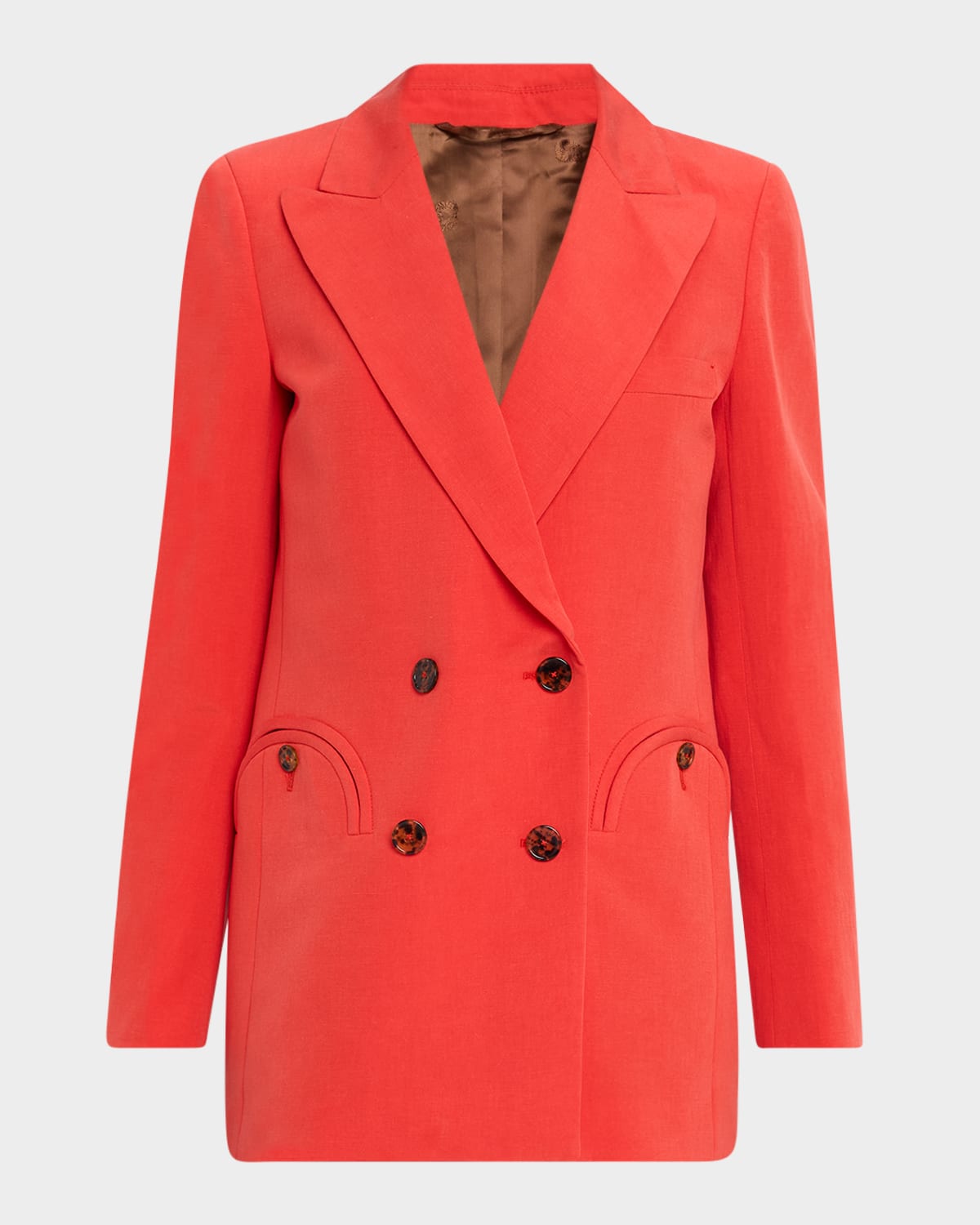 BLAZÉ MILANO FLICA DOUBLE-BREASTED EVERYDAY BLAZER 