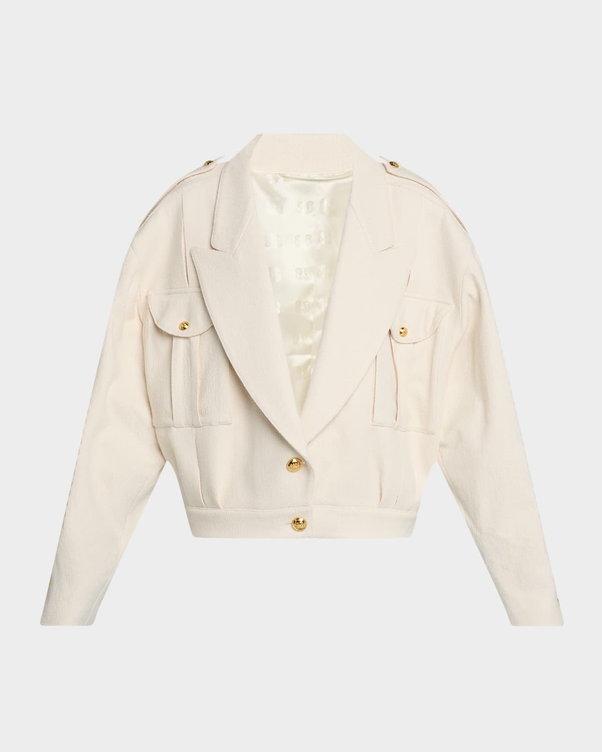Shop Blazé Milano Cucumesh Serama Tailored Moto Jacket