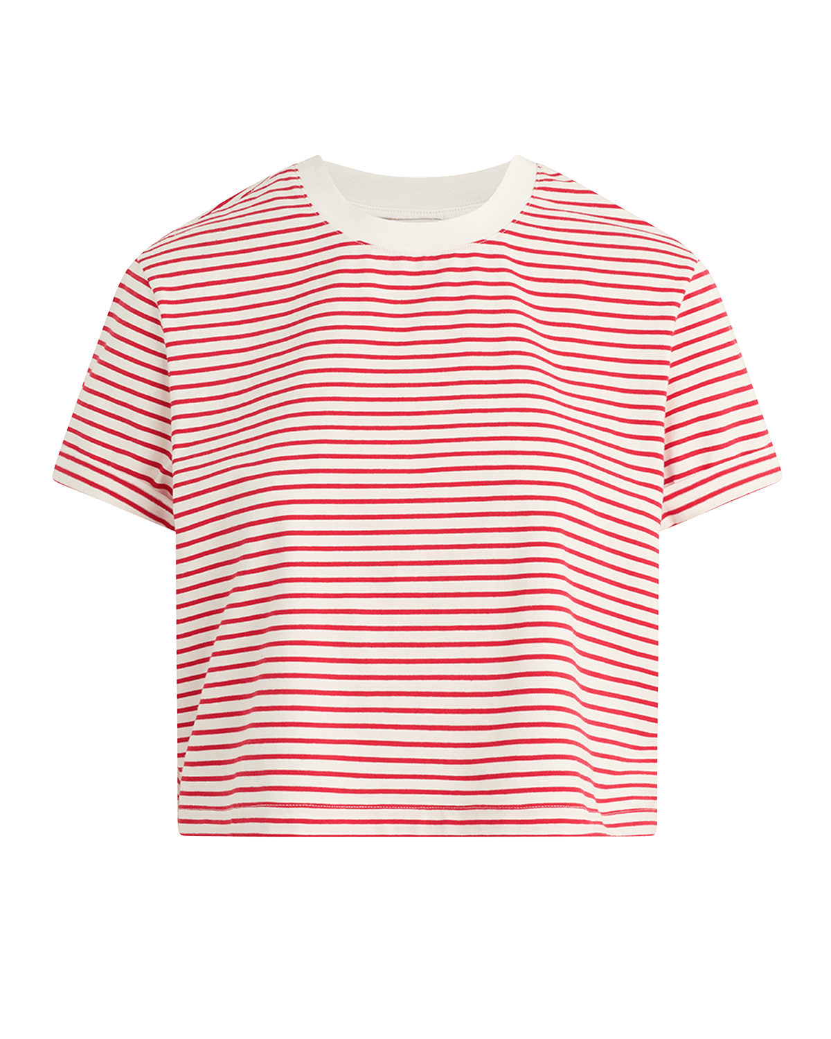 Joe's Jeans The Boxy Tee In Whitecherry Red S