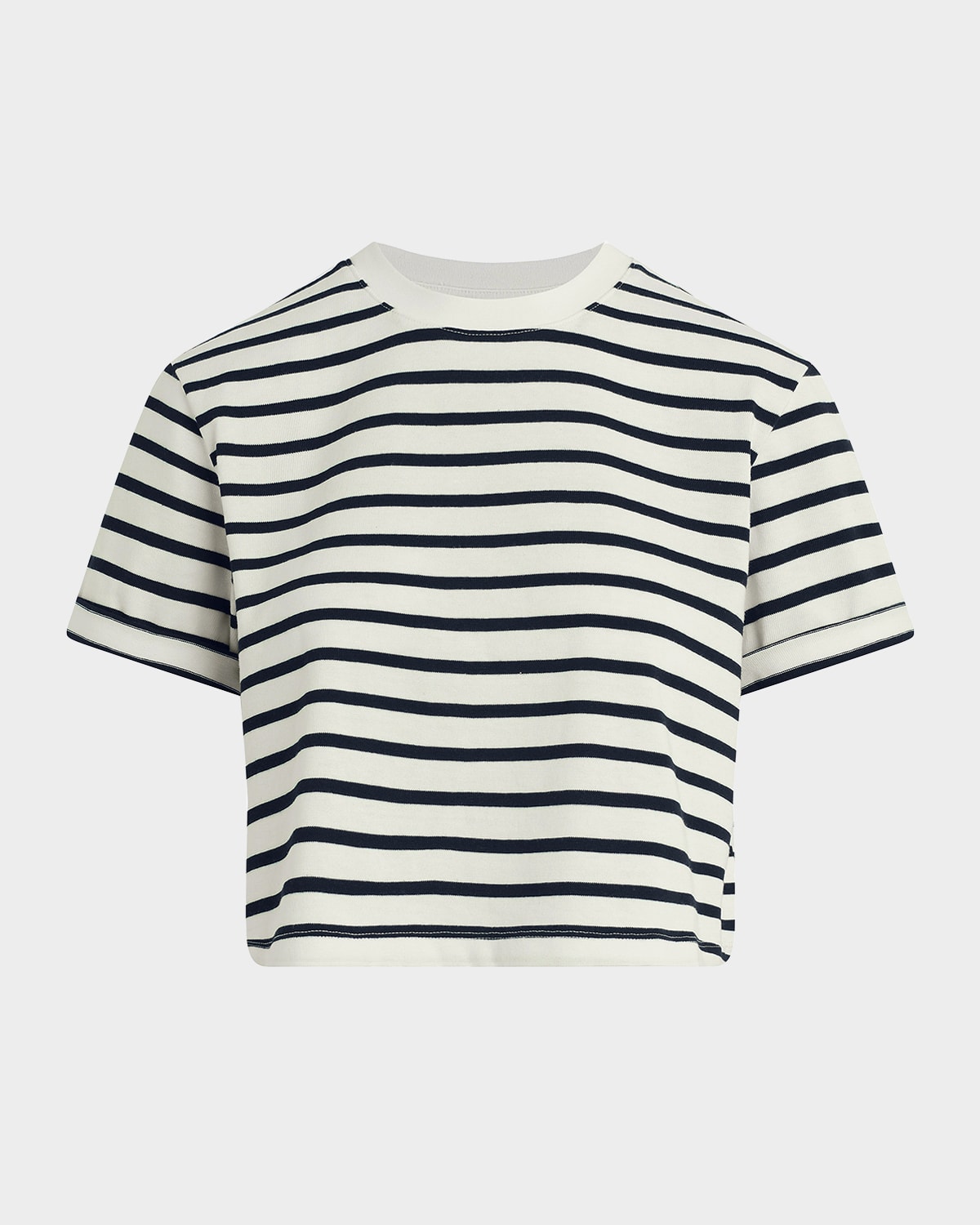 Shop Joe's Jeans The Boxy Tee In Milknavy Stripe