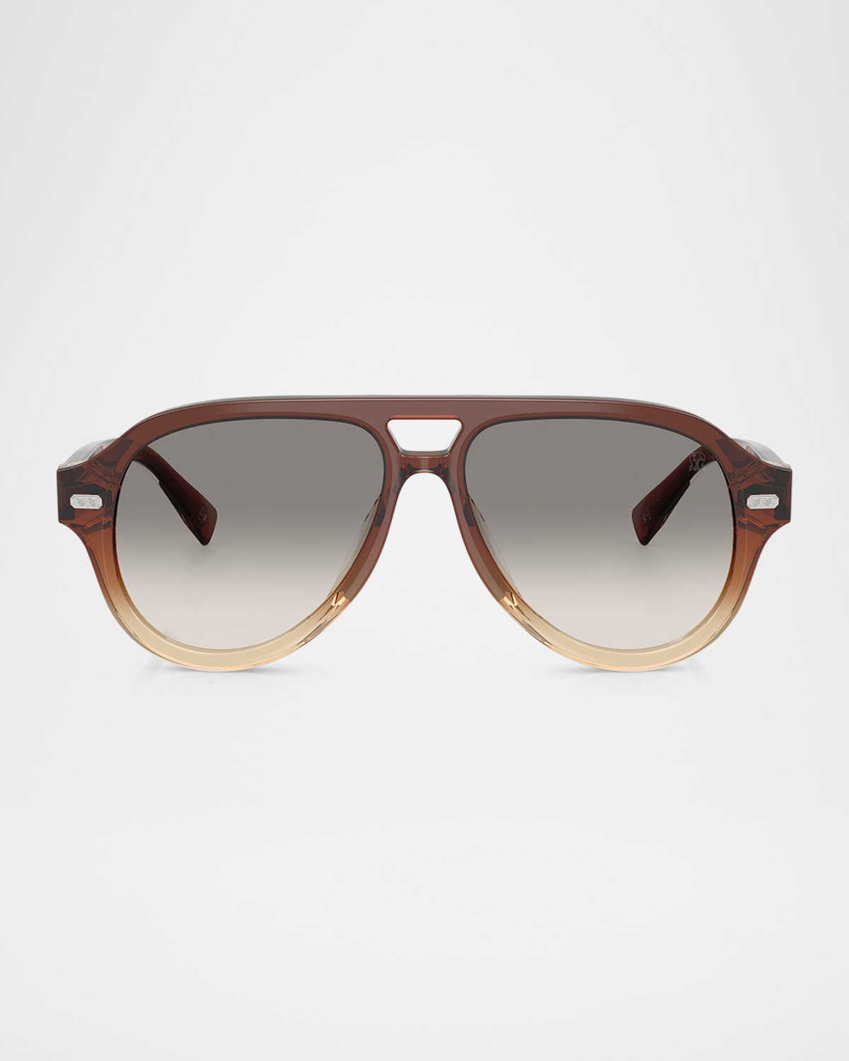 Brunello Cucinelli Logo-print Sunglasses In Black