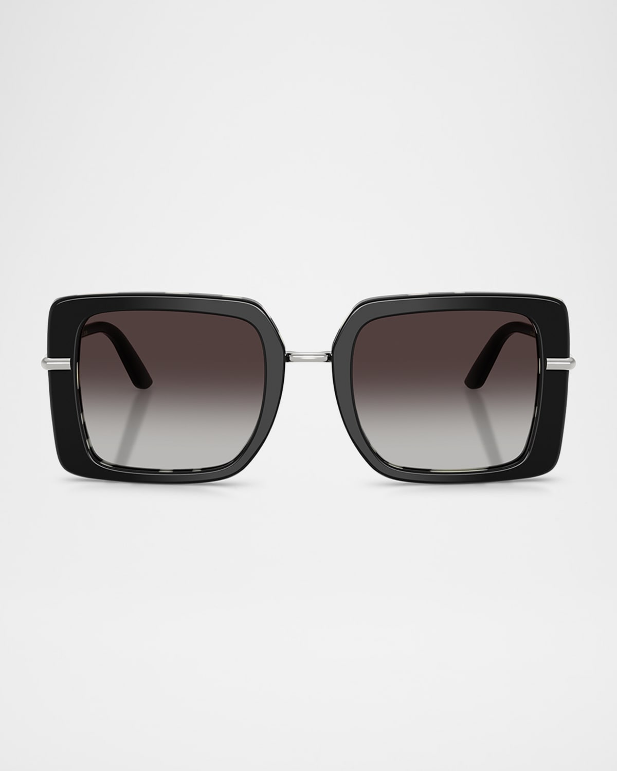 Dolce & Gabbana Dg4491 Square Acetate Sunglasses In Grey Gradient