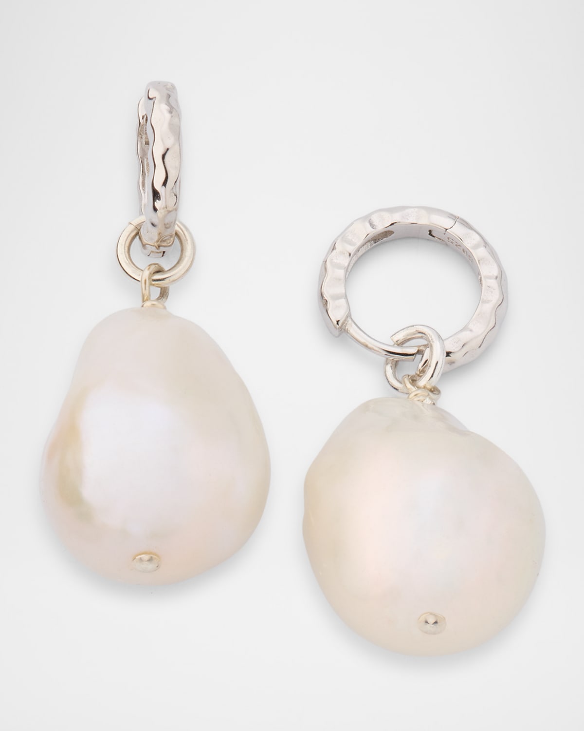 Sterling Silver Cultured Pearl Drop Earrings
