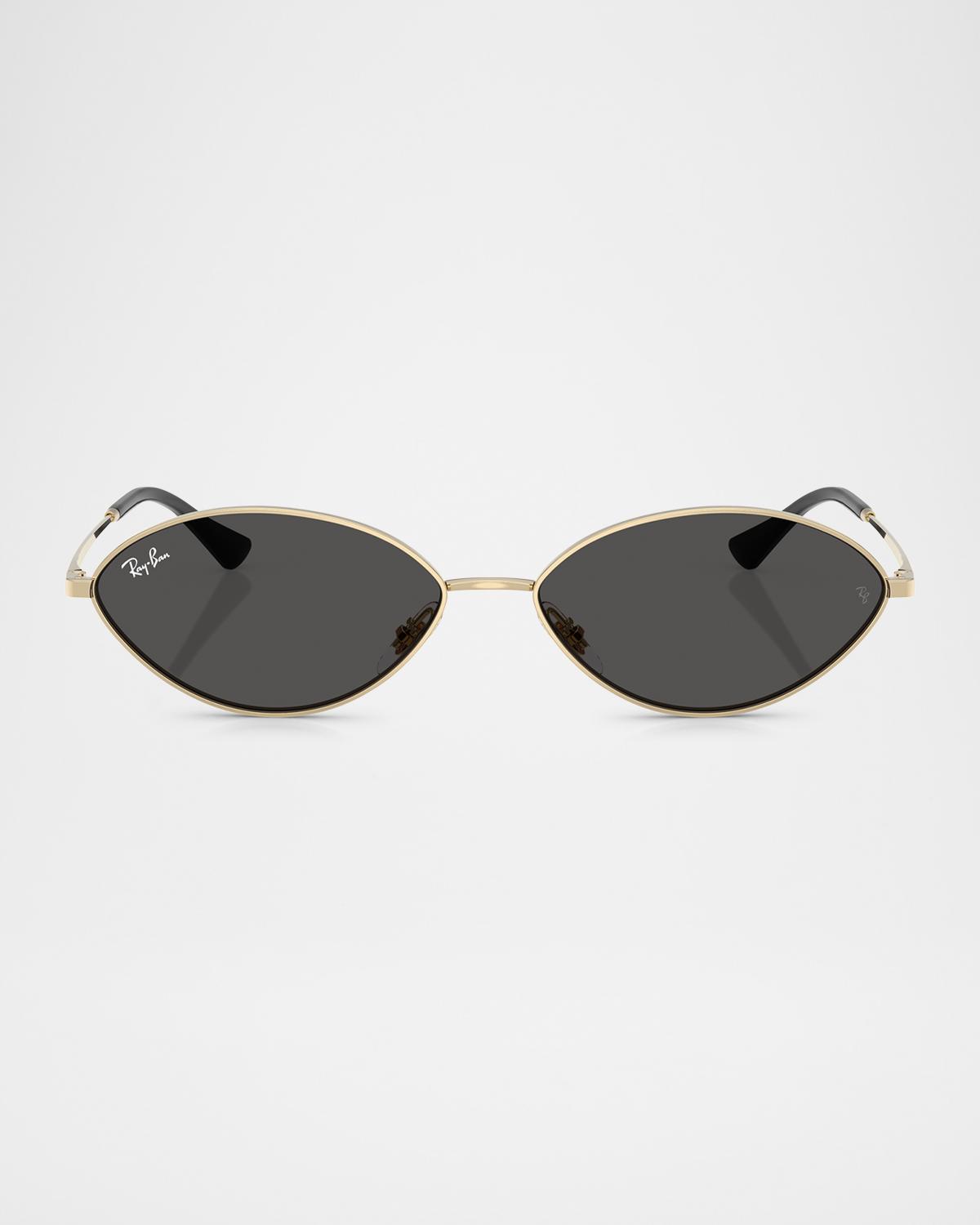 Ray-Ban RB3757 Oval Metal Sunglasses