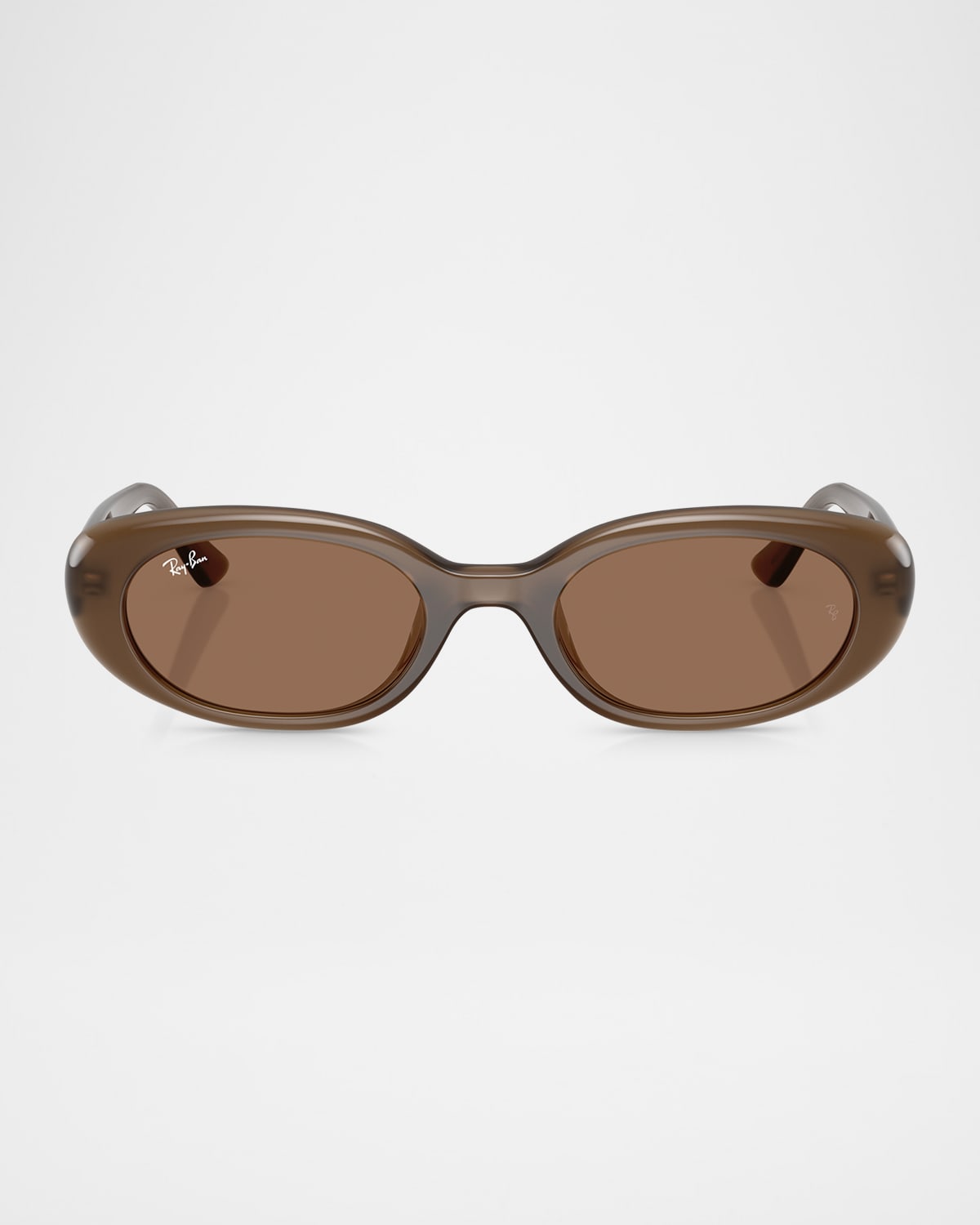 Ray Ban Rb4441d Bio-based Sunglasses Opal Brown Frame Brown Lenses 53-21 In Opal Brown