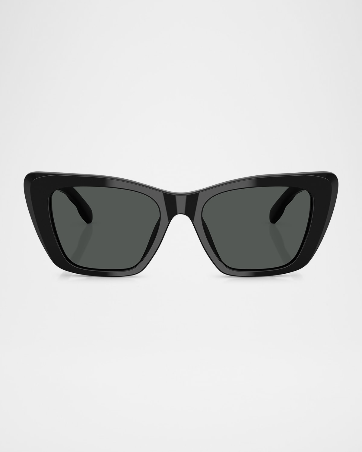 Tory Burch Ty7216u Cat-eye Acetate Sunglasses In Black
