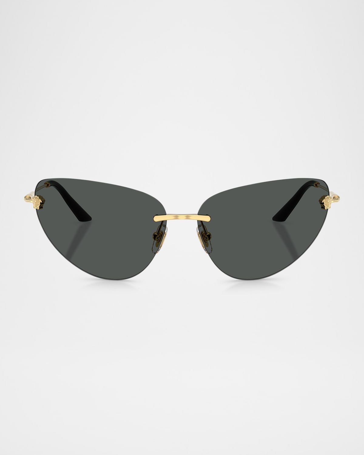 Versace Ve2281 Cat-eye Metal Sunglasses In Gold