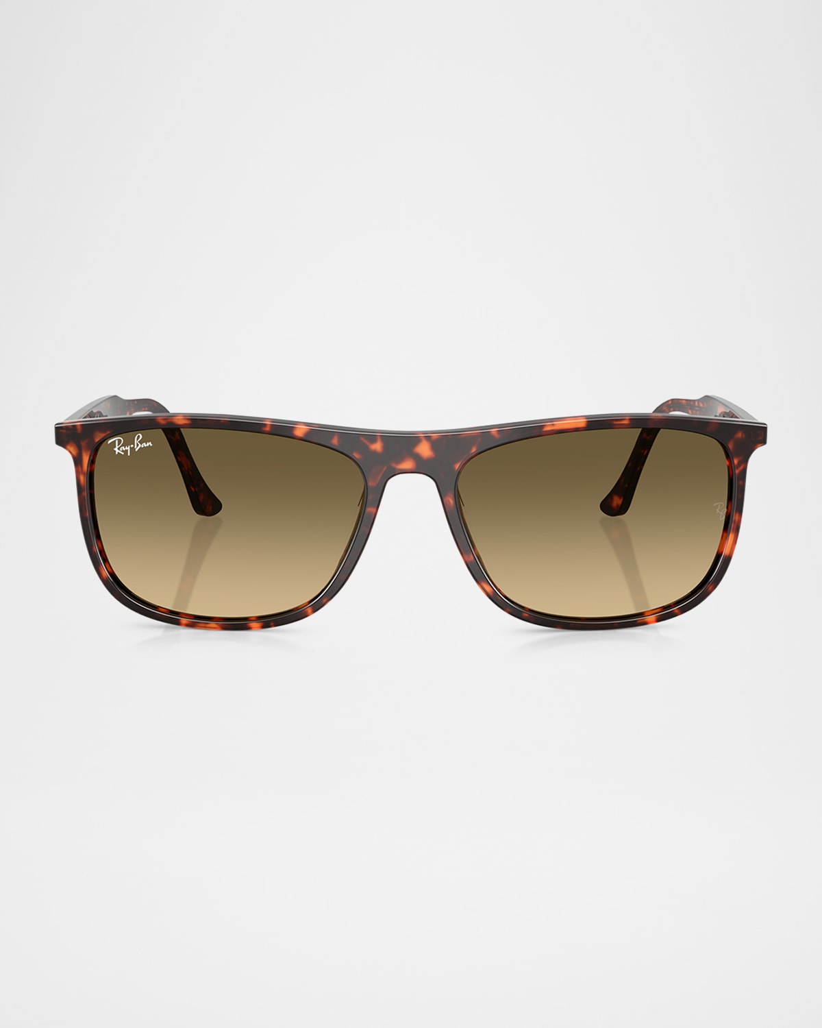 Ray Ban Men's Rb2216 Rectangular Sunglasses In Red Havana