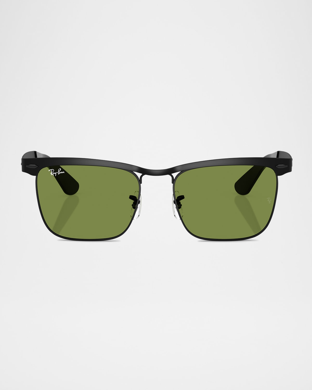 Ray Ban Square Sunglasses In Green