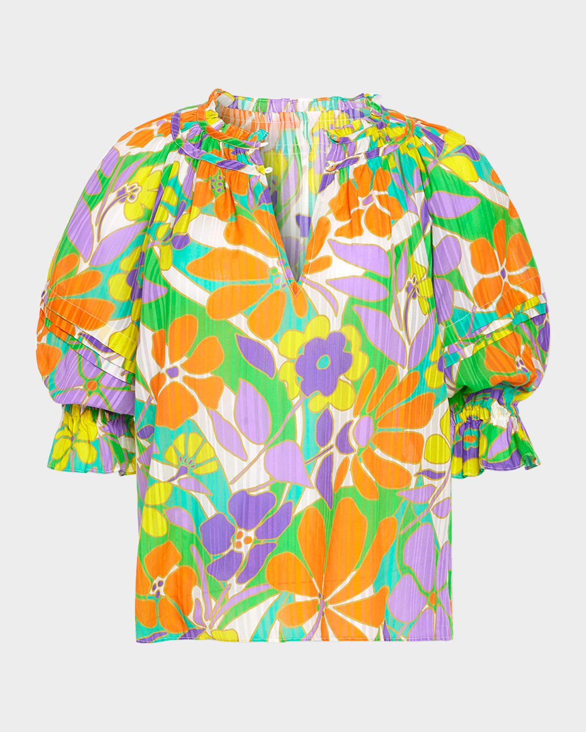 RAMY BROOK RETRO GARDEN TRIXIE BLOUSE 