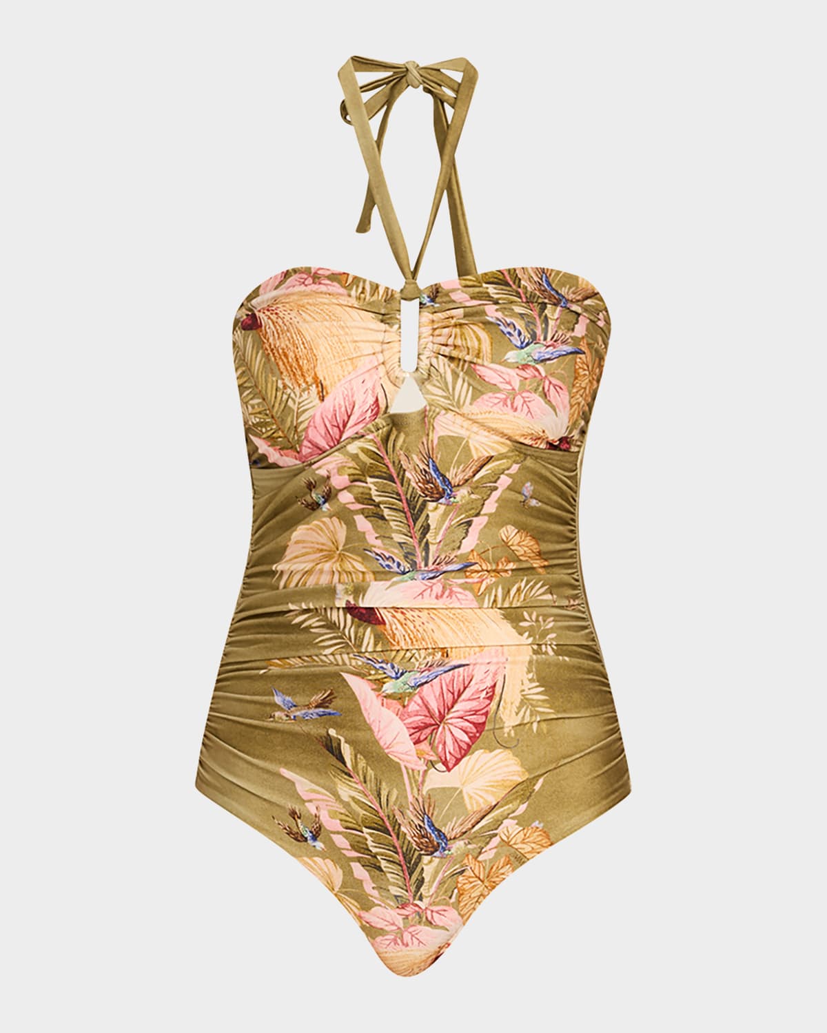 Zimmermann Ascension Wide Link One-piece Swimsuit
