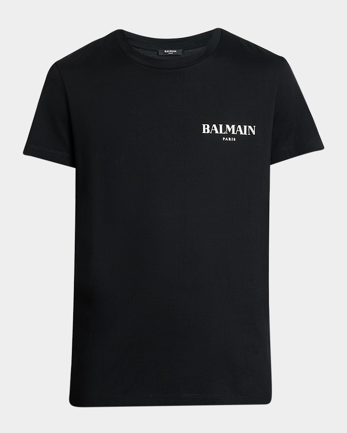 Balmain Logo-printed T-shirt In Black