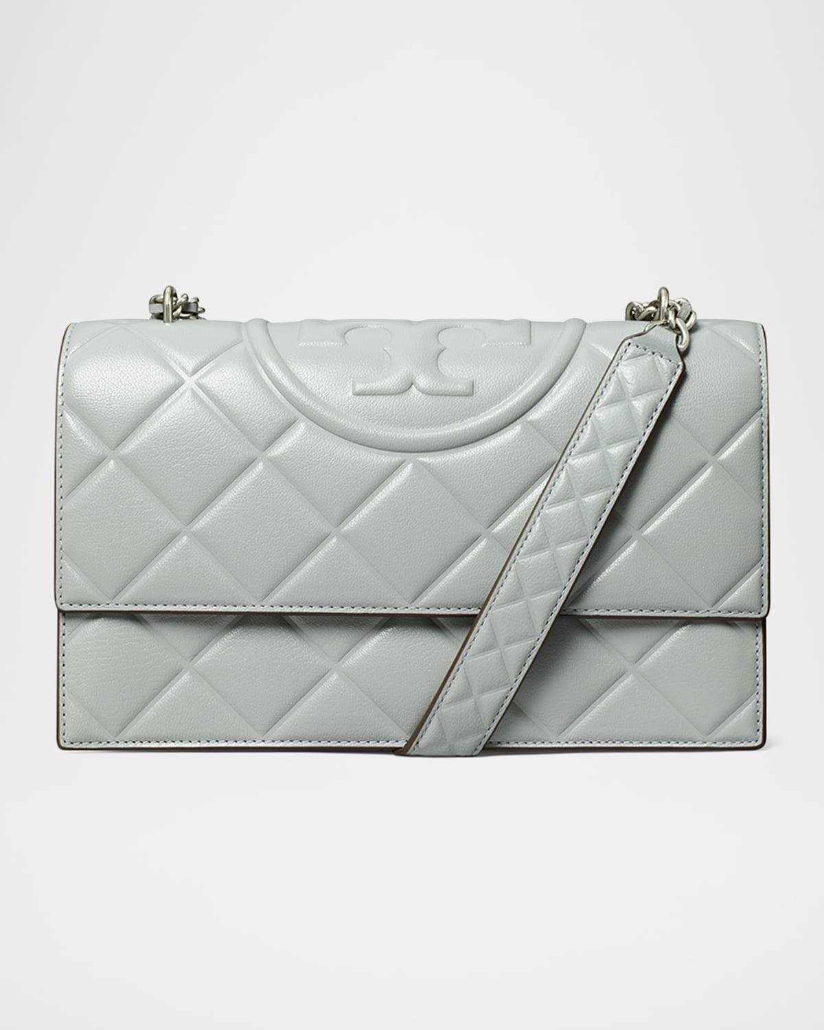 Tory Burch Small Fleming Diamond Quilted Leather Convertible Shoulder Bag