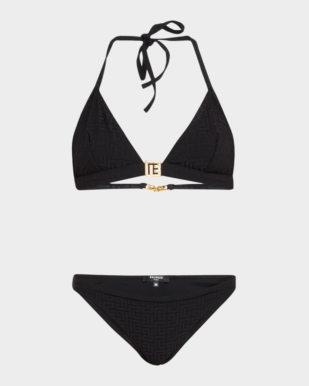 Monogram Triangle Two-Piece Swimsuit