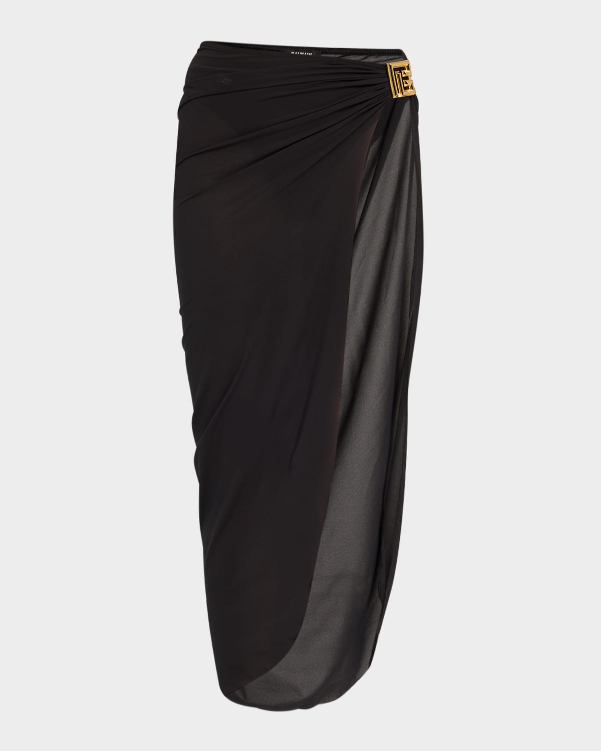 Logo Buckle Pareo Coverup