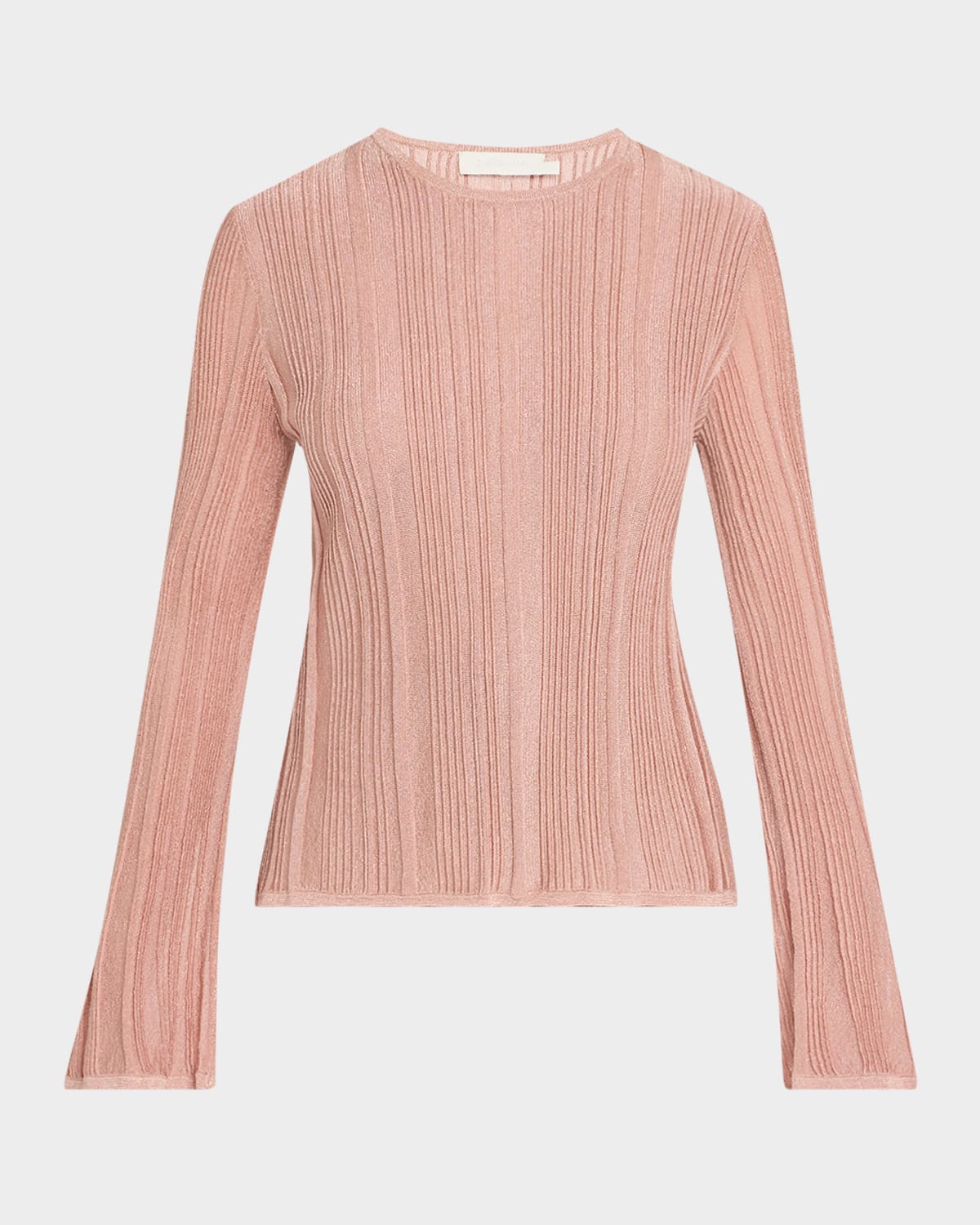 Zimmermann Lucky Long-sleeve Metallic Top