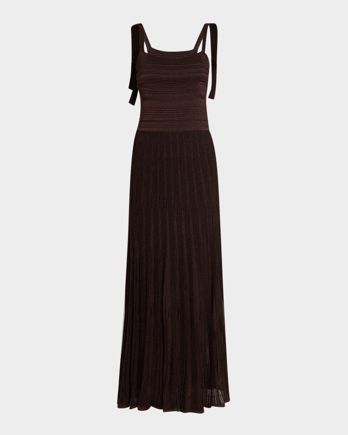 Zimmermann Lucky Metallic Tie Dress