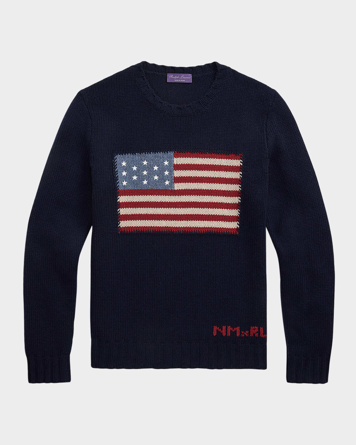 Men's NM X RL Flag Cashmere Sweater