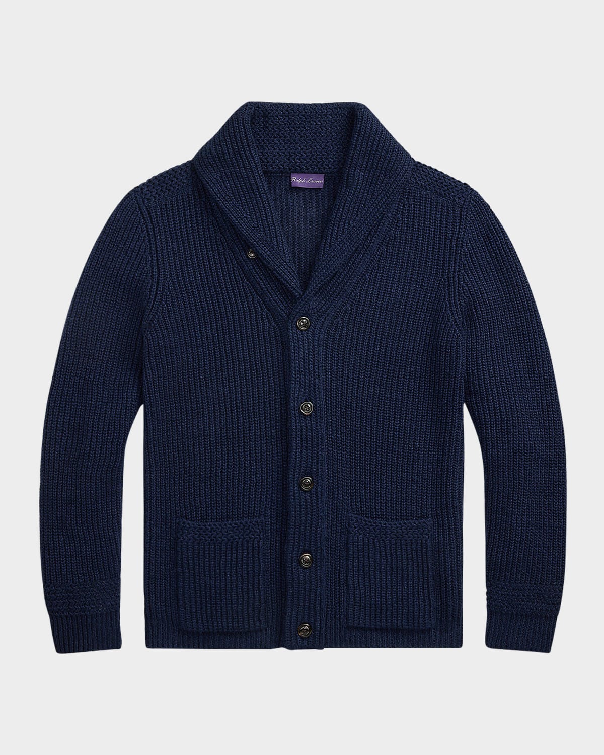 Men's NM X RL Shawl-Collar Textured Cardigan