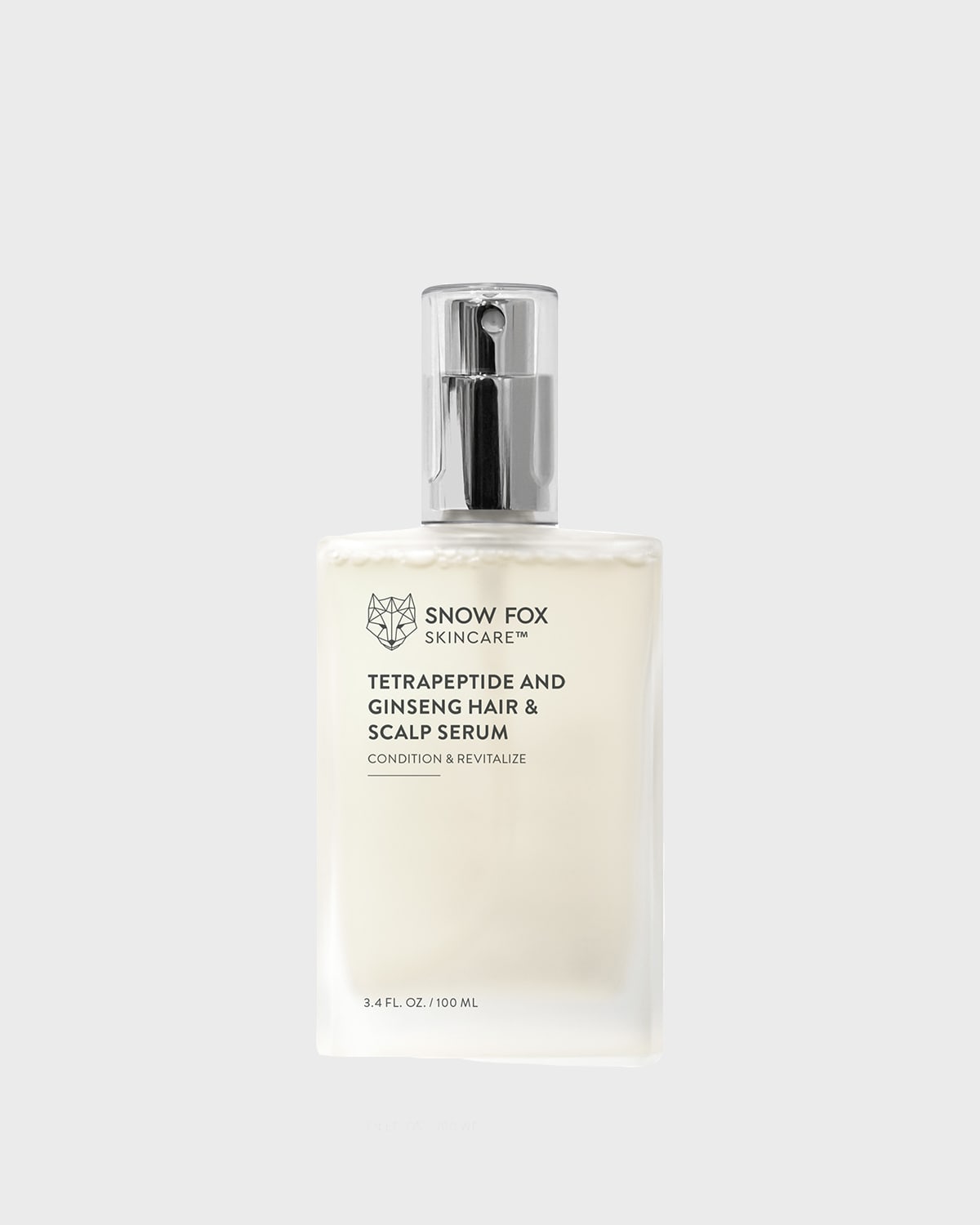 Snow Fox Tetrapeptide And Ginseng Hair And Scalp Serum, 3.4 Oz.