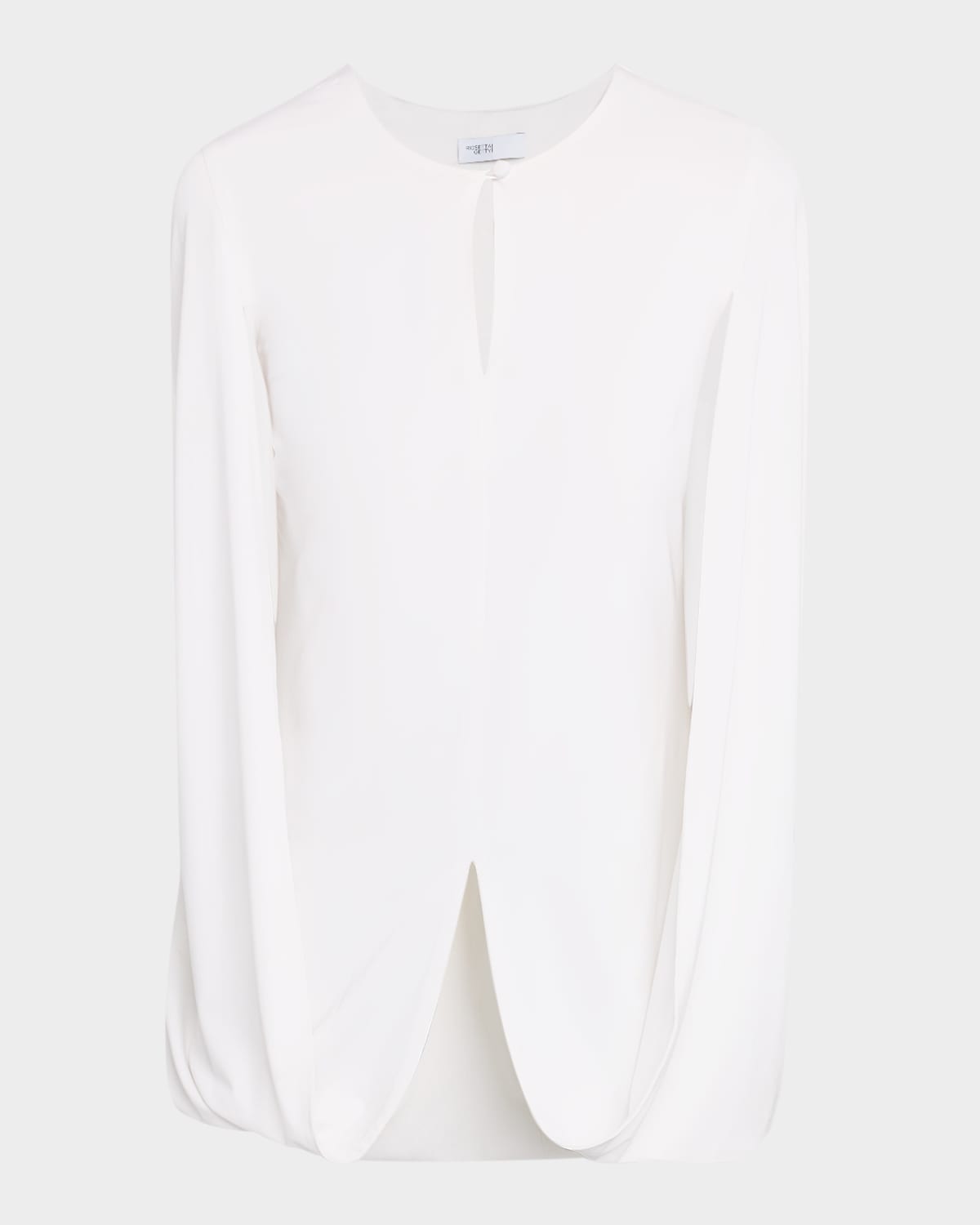 Rosetta Getty Folded Cape Top In White