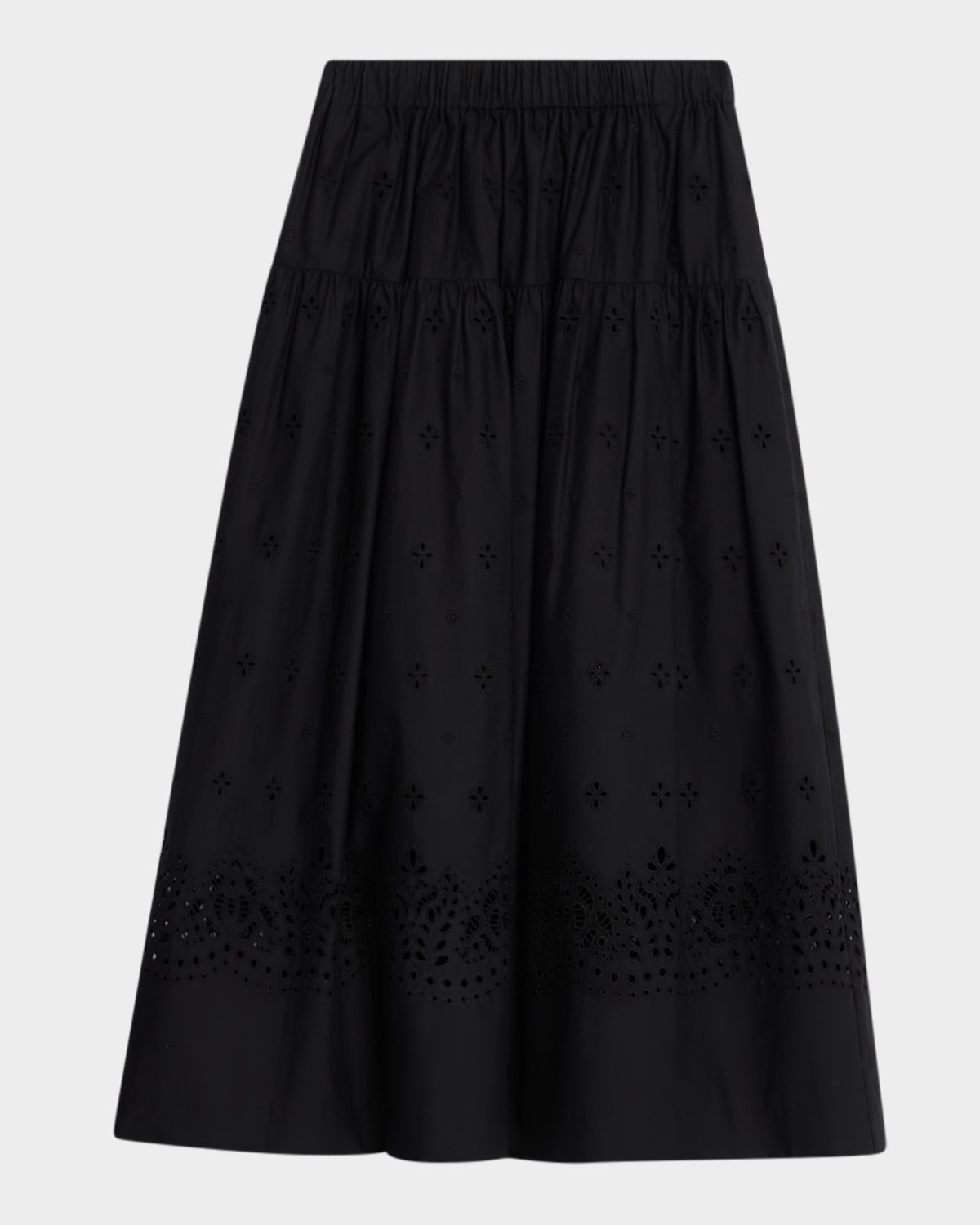 A.l.c Jay Eyelet Midi Skirt