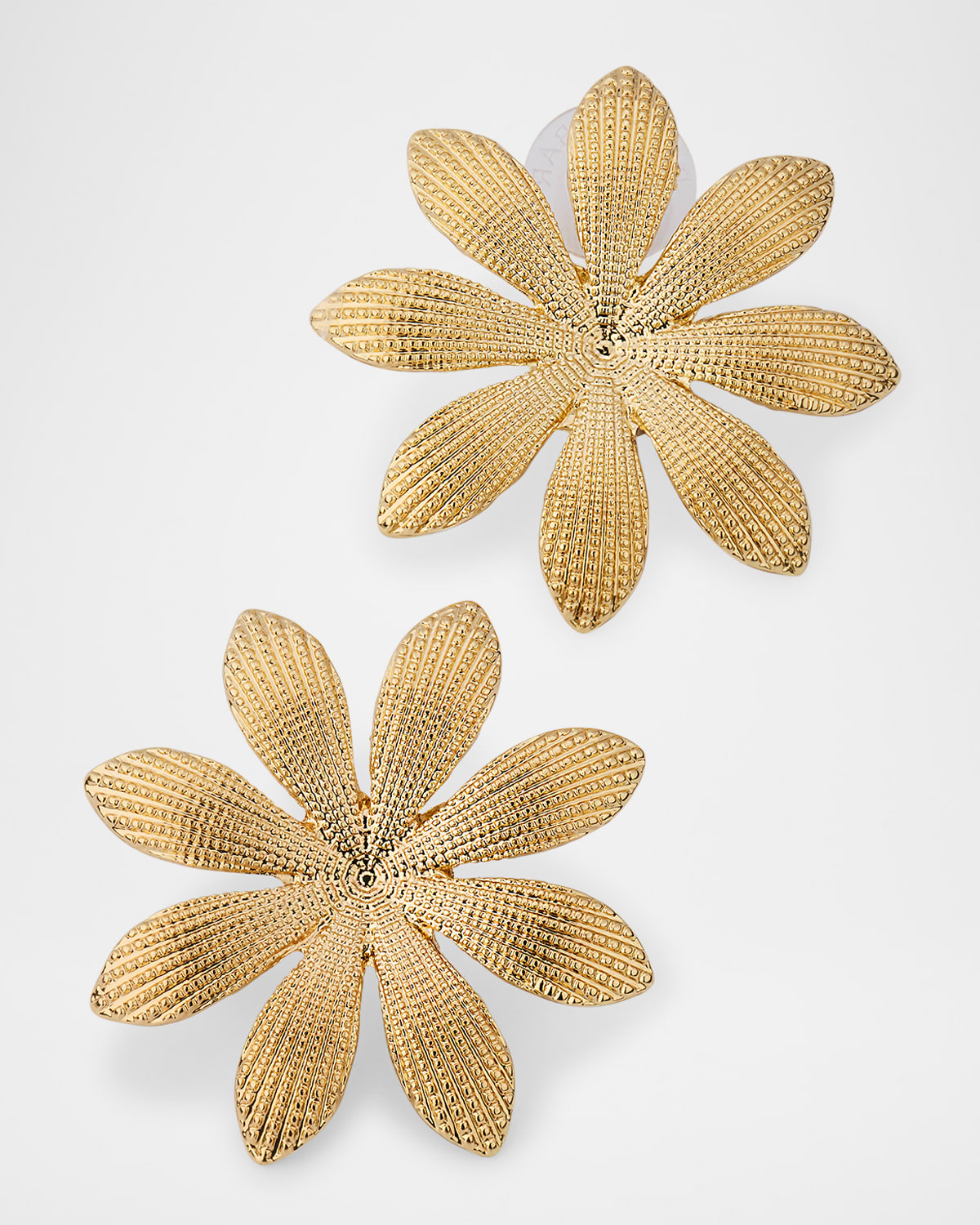 Textured Flower Earrings