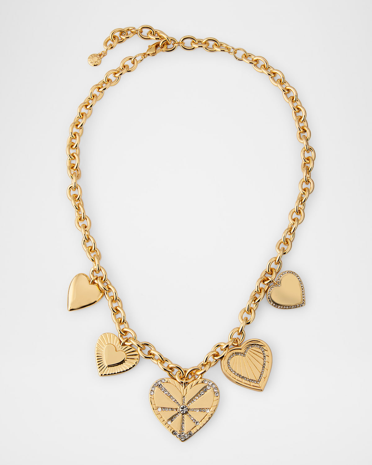 24k Gold-Plated Mosaic Pendant Chain Necklace