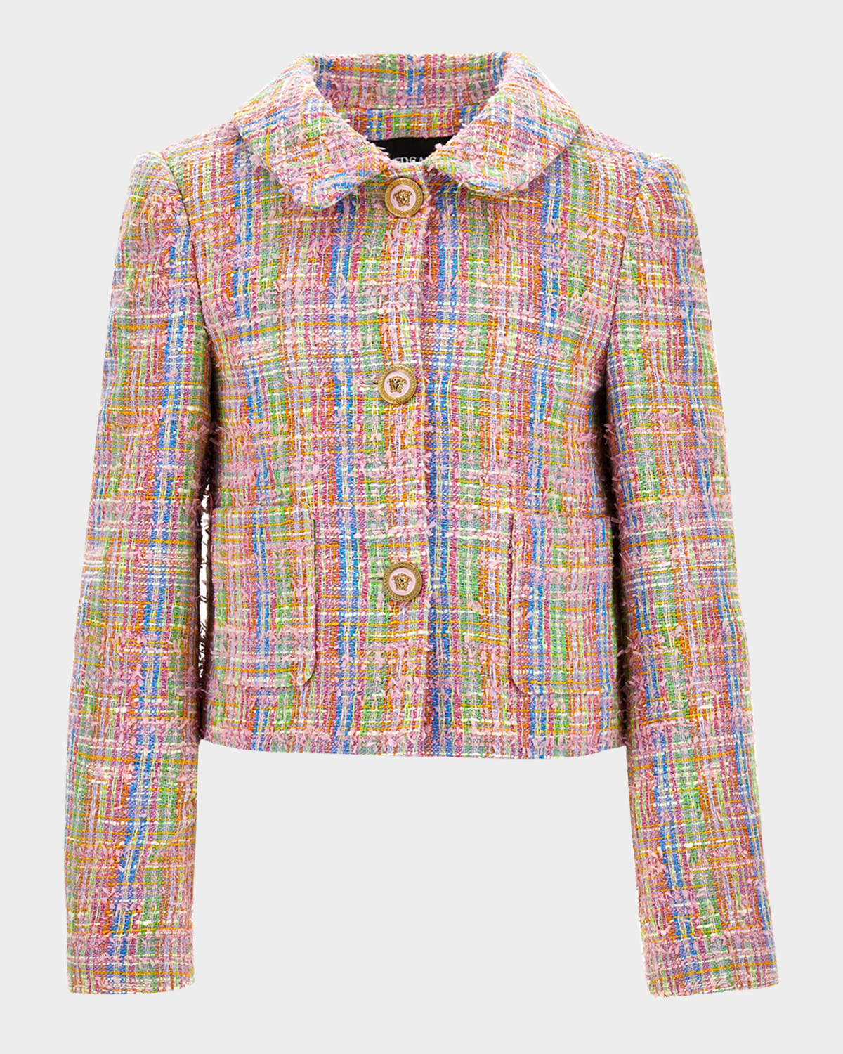 Versace Girl's Informal Tweed Jacket